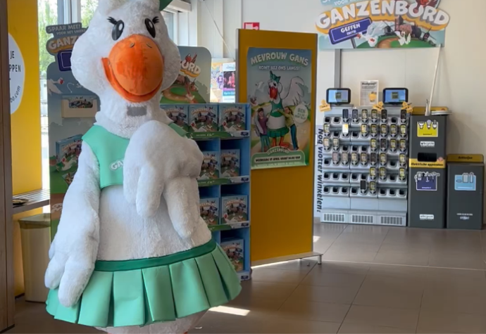 Ganzenbord introductie supermarkt