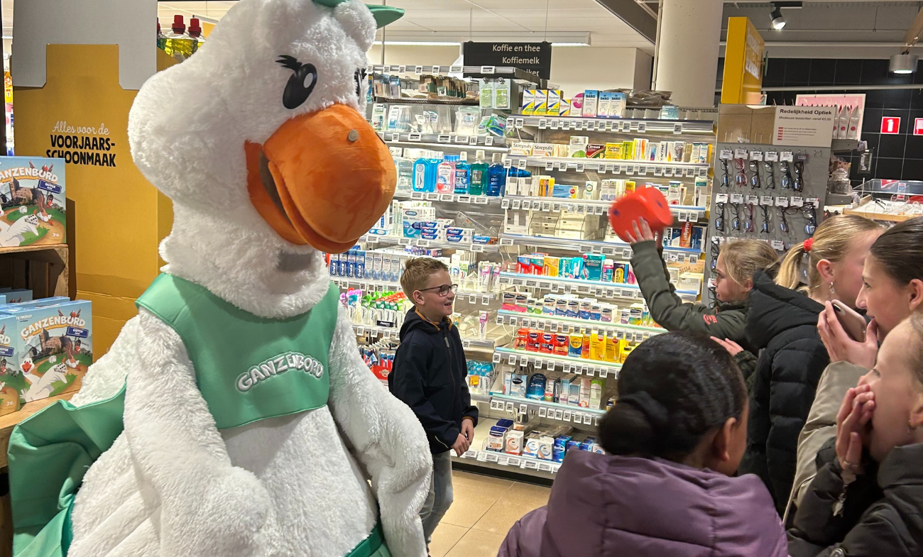 Ganzenbord activatie in een Jumbo