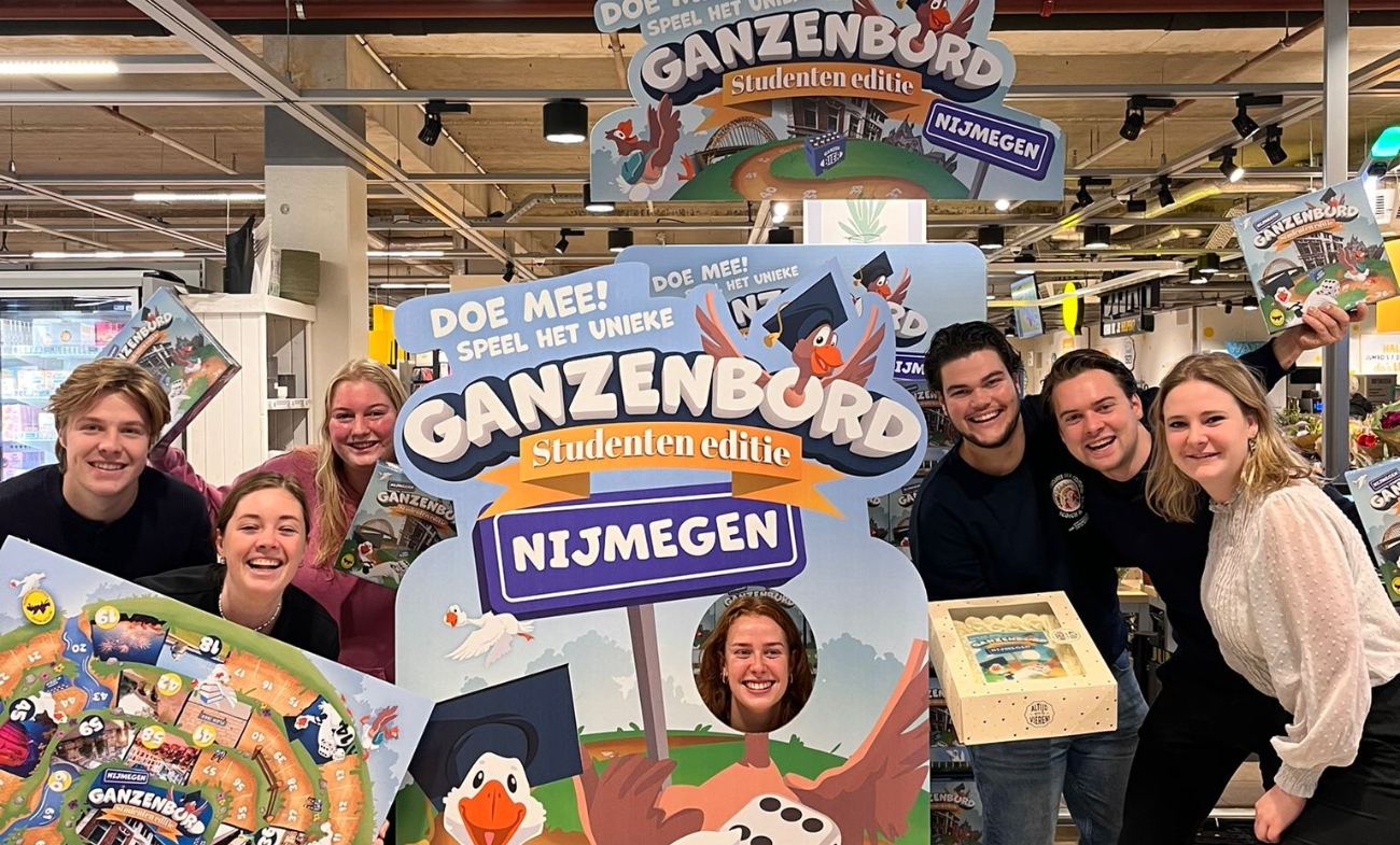 Ganzenbord campagne in Nijmegen
