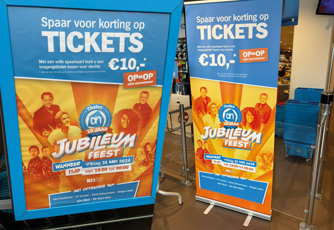 Albert Heijn Tholen jubileum feest