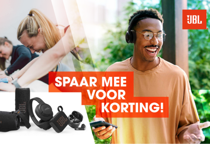 JBL spaaractie supermarkt