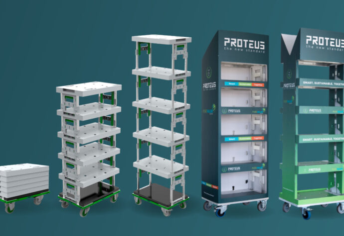 Hoe zet je een proteus display in elkaar